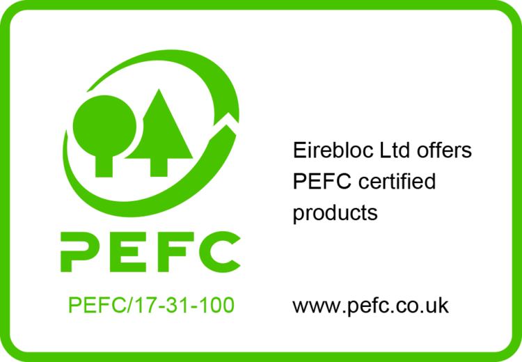 PEFC certification mark, registration PEFC/17-31-096.