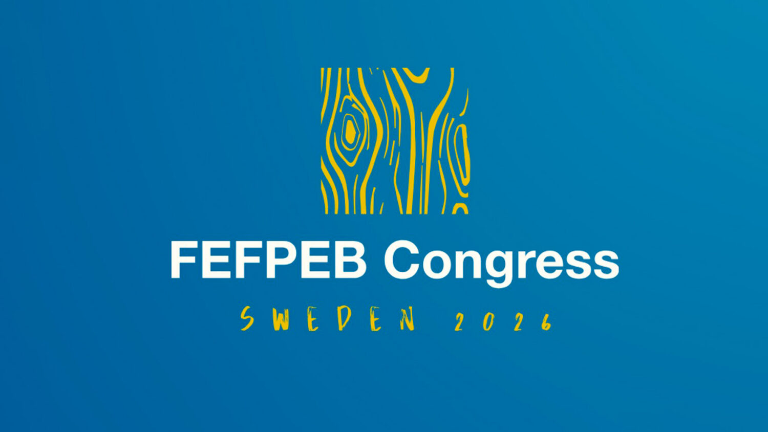 Promotional graphic for the FEFPEB Congress 2026 in Sweden.